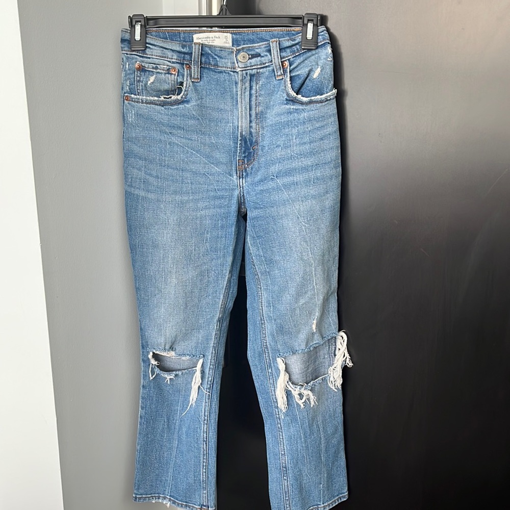Abercrombie and Fitch high-rise denim